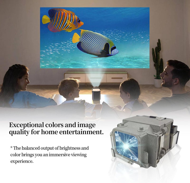 SORNEICDR ELP LP65 Replacement Projector Lamp Bulb Compatible With Epson EB-1760W 1761W 1751 1771W PowerLite 1776W 1761W 1771W 1750 1775W - Image 5